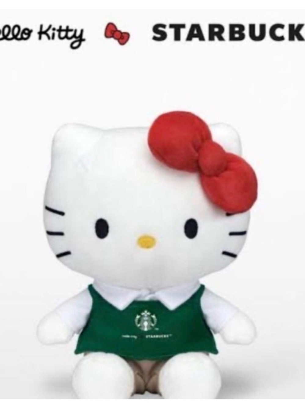 Starbucks Hello Kitty 2025 Limited Edition Boxed Plush Toy